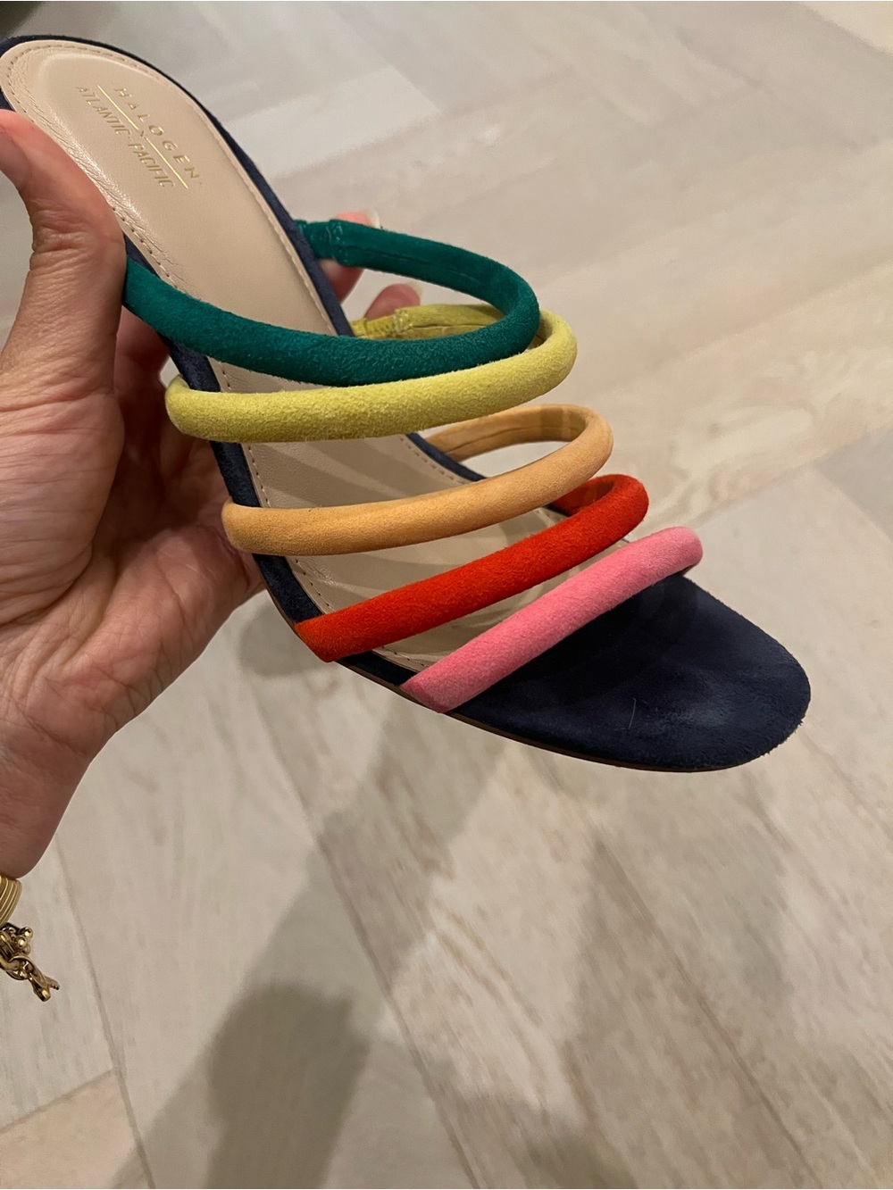 Halogen suede multicoloured heels - Picture 4 of 5